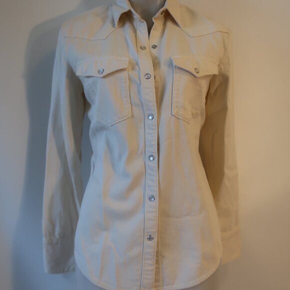 NWT Womens Rag & Bone Cream Button Down Shirt S - Picture 5 of 7
